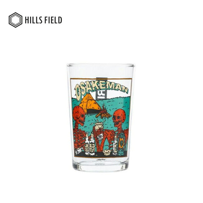 HILLS FIELD ヒルズフィールド OSAKEMANミニグラス 180ml HF-MGLS-OM-W