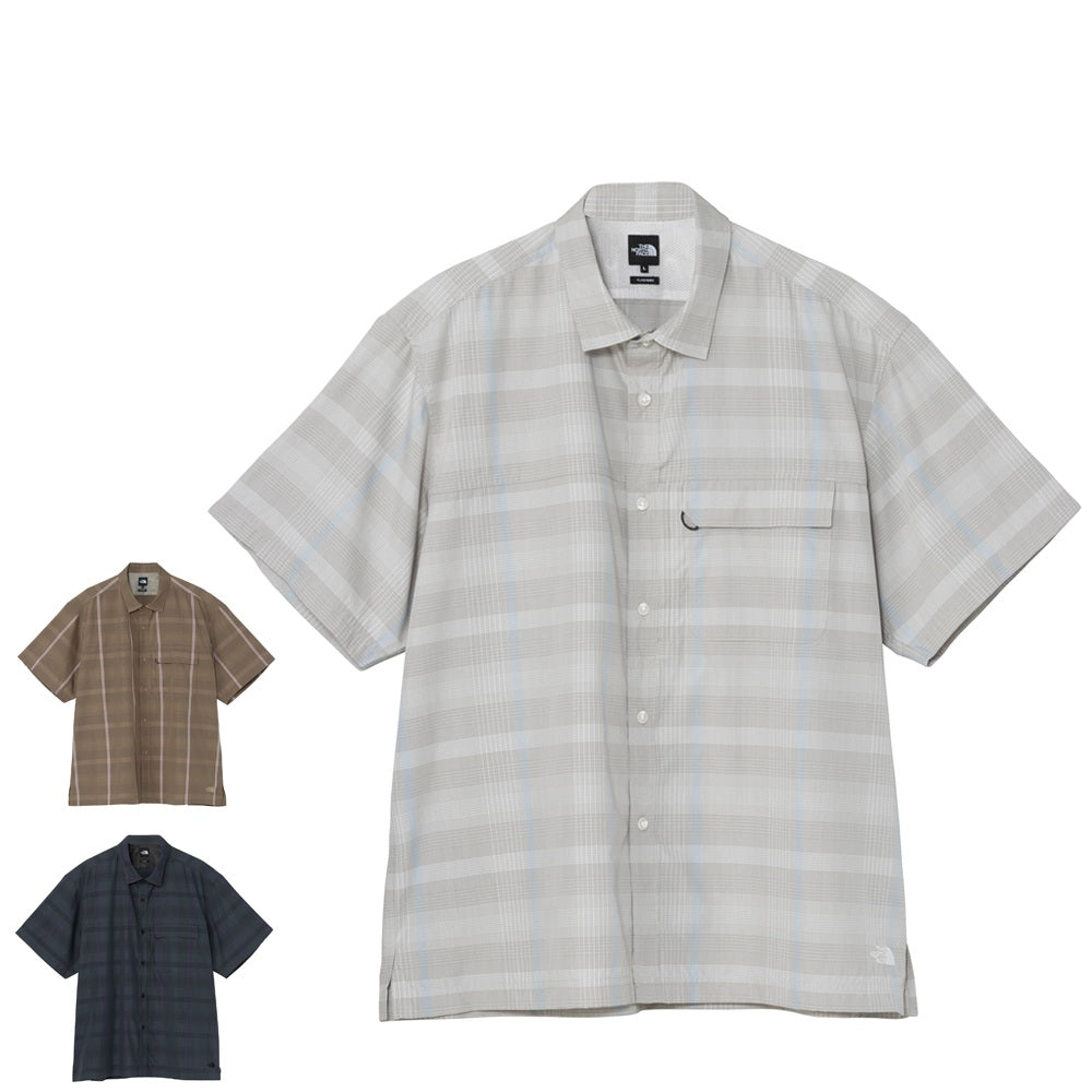 ungrid チェックSH THE NORTH FACE | S/S Bould Check Shirt ショートスリーブボルド
