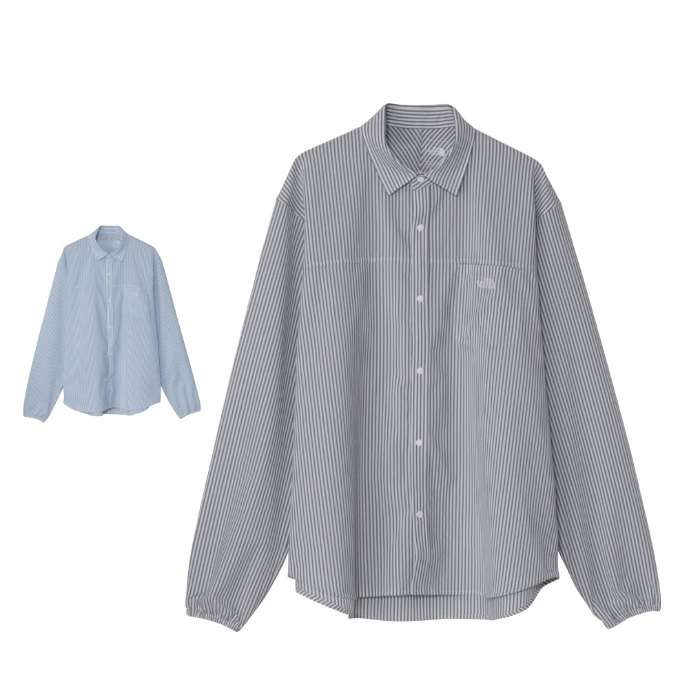 golfickers ロングスリーブジップシャツ グレー THE NORTH FACE | GAR L/S Shirt GARロングスリーブシャツ NR12665