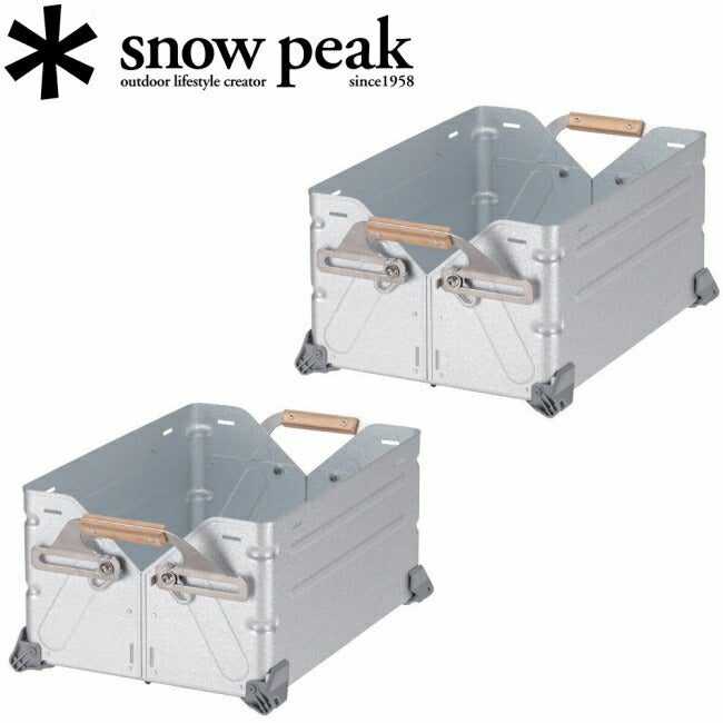 【週末限定値引き】【２個セット】シェルフコンテナ25 ２個 snow peak（スノーピーク） 爆買 シェルフ コンテナ 25 オリーブドラブ