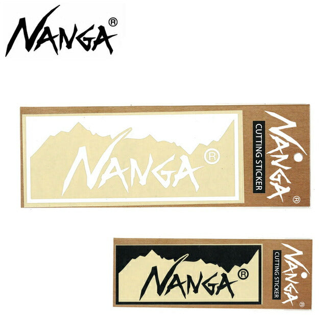 NANGA ナンガ CUTTING BOX LOGO STICKER カッティングボックスロゴ