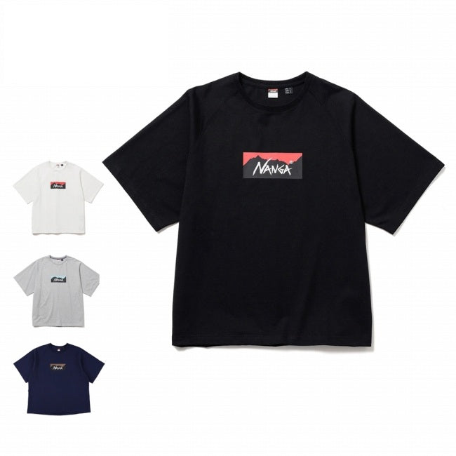 NANGA - ECO HYBRID BOX LOGO LOOSE FIT TEE エコハイブリッドボックス