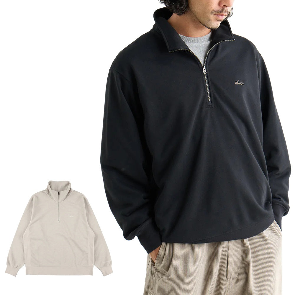 DRY MIX TERRY HALF ZIP SWEAT ドライミックステリーハーフジップ