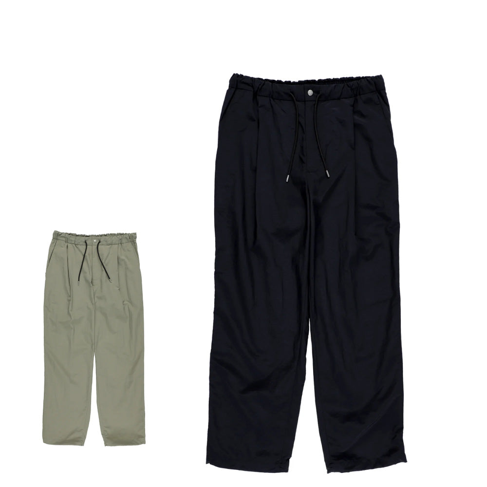 TWナイロンパンツ★Unisex Nylon Pants/ブラックM 梨花着用 NANGA - NYLON TUSSER TRACK PANTS ナイロンタッサートラックパンツ