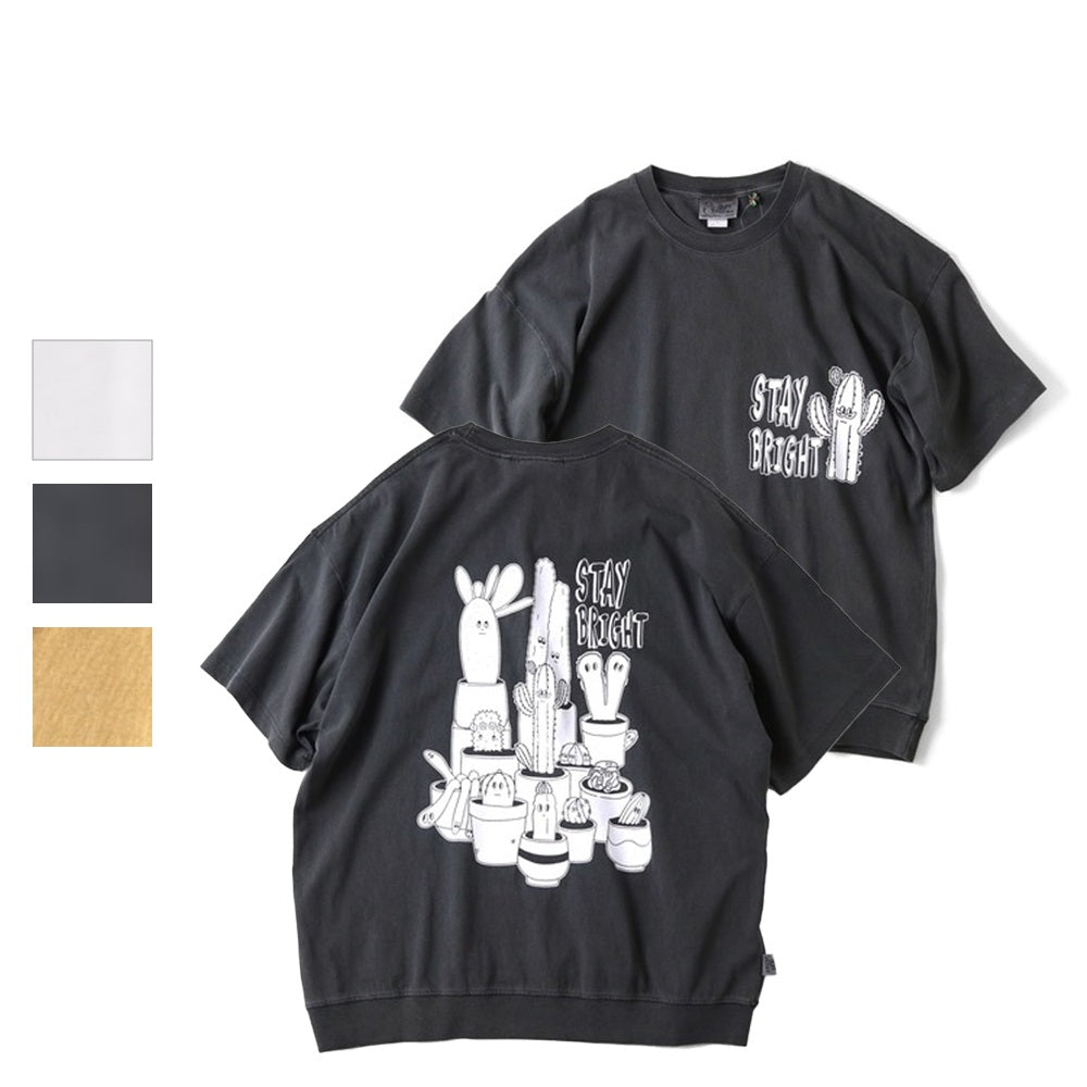 gym master - 6.2oz ピグメントサボテン ビッグTee G733782
