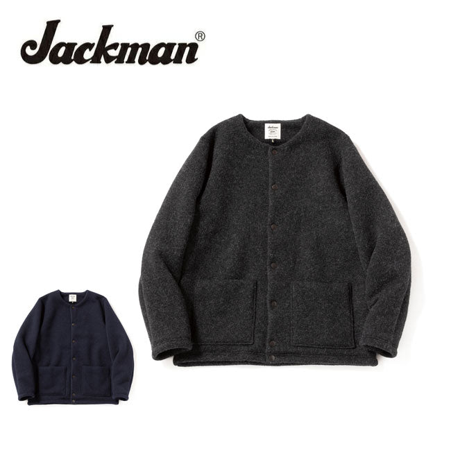 Jackman - Wool Collarless Jacket ウールカラーレスジャケット JM8587
