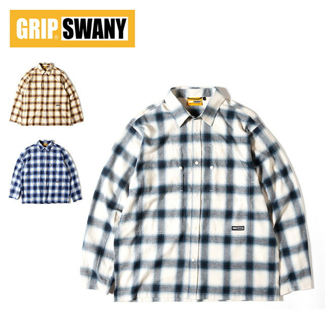 BRUSHED CHECK SHIRTS ブラッシュトチェックシャツ GSMSH-071