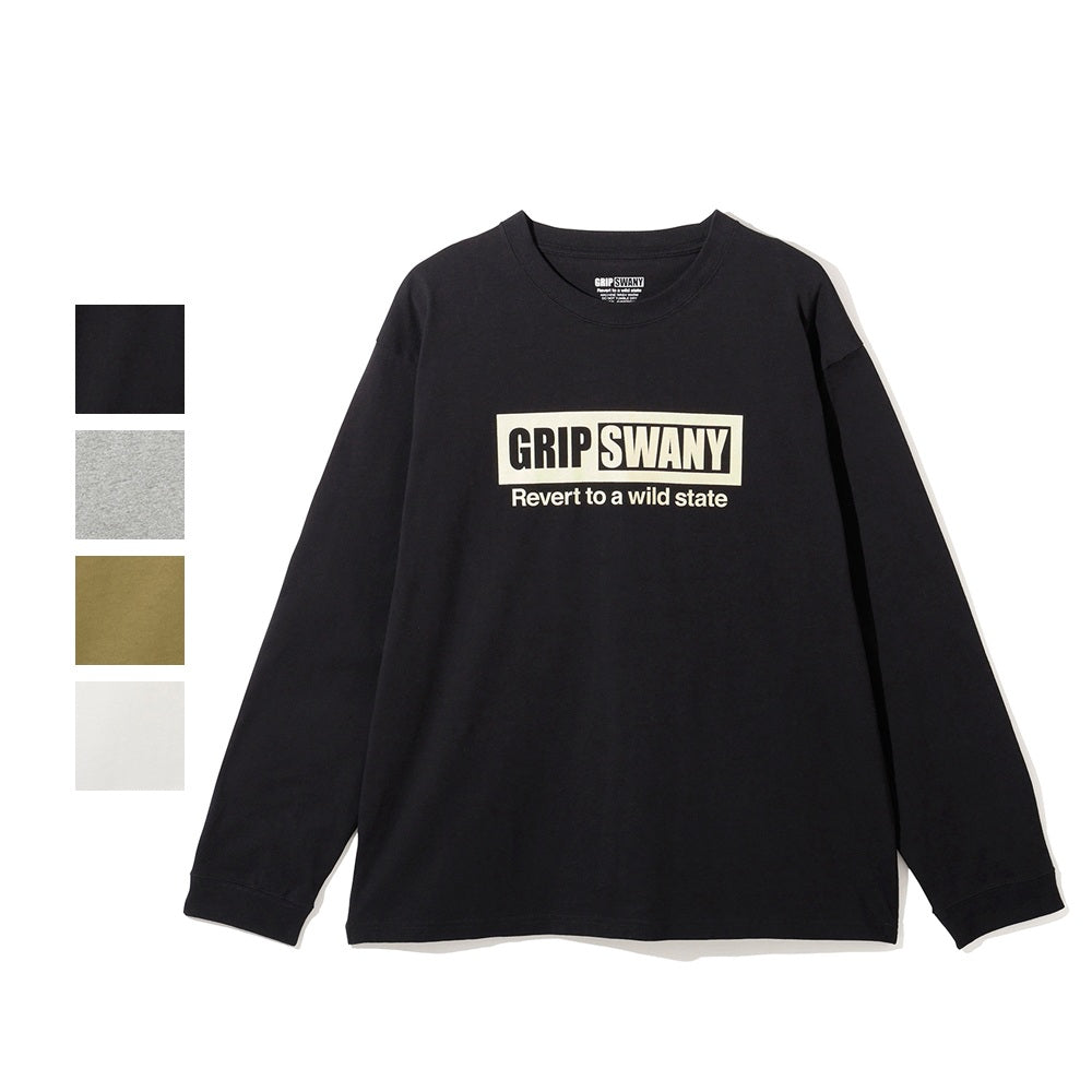 GRIP SWANY - BOX LOGO LS TEE ボックスロゴロングスリーブティー