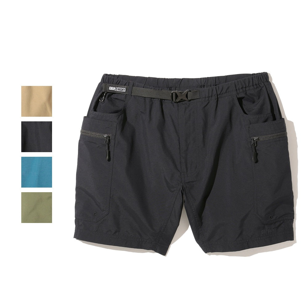GRIP SWANY Supplex ショートパンツ ブラック GRIP SWANY - RIPSTOP SUPPLEX GEAR SHORTS リップストップサ