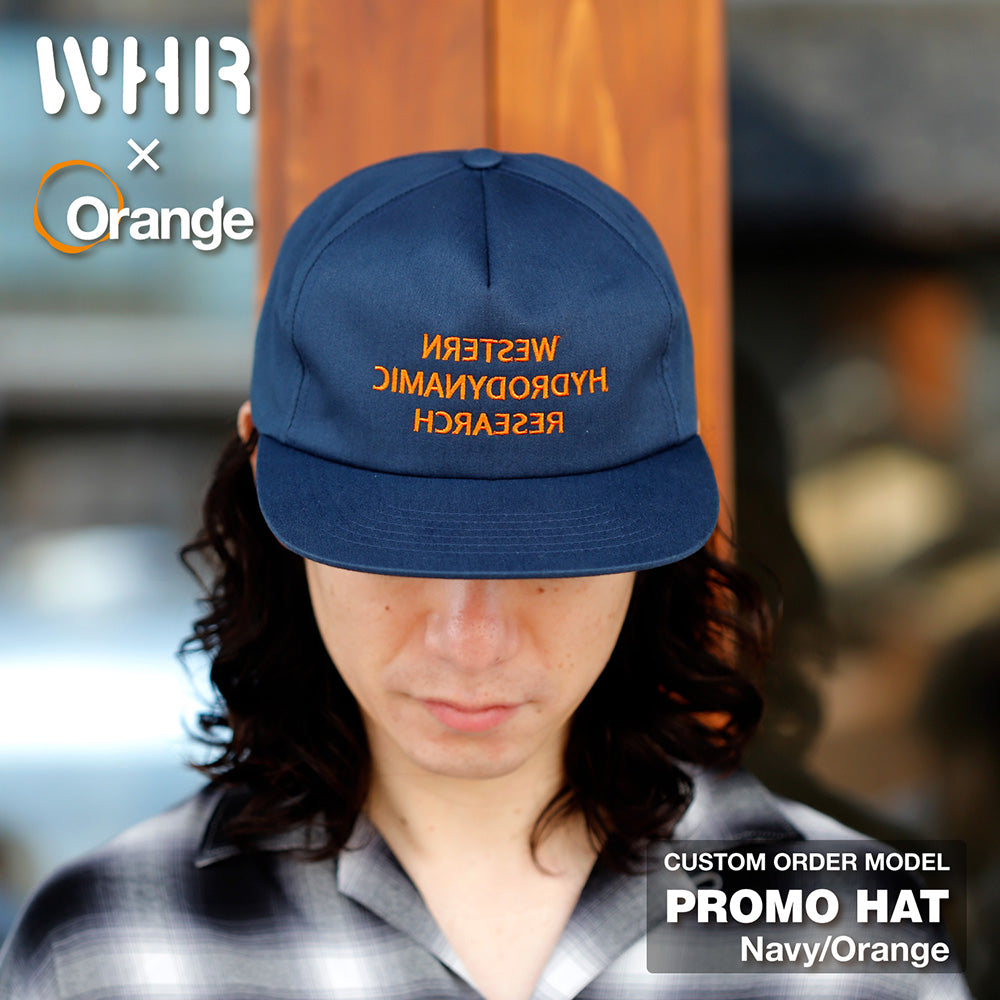 WHR ダブルエイチアール×Orange オレンジ 別注 PROMO HAT 別注プロモ