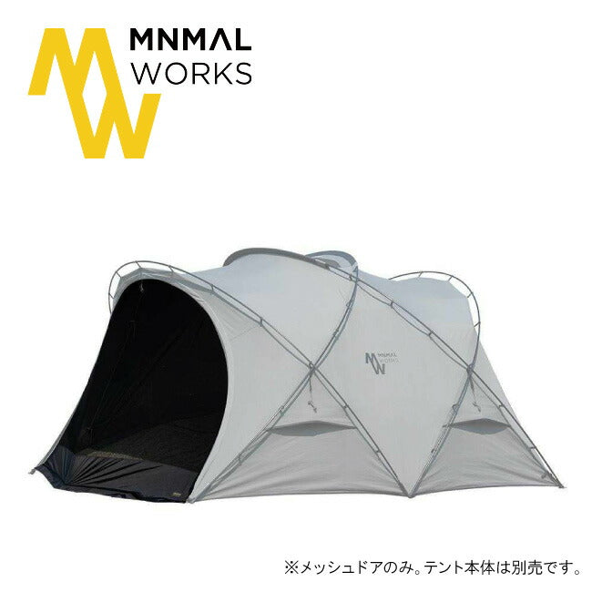 MINIMAL WORKS ミニマルワークス SHELTER GE/GHE MESH DOOR - BLACK