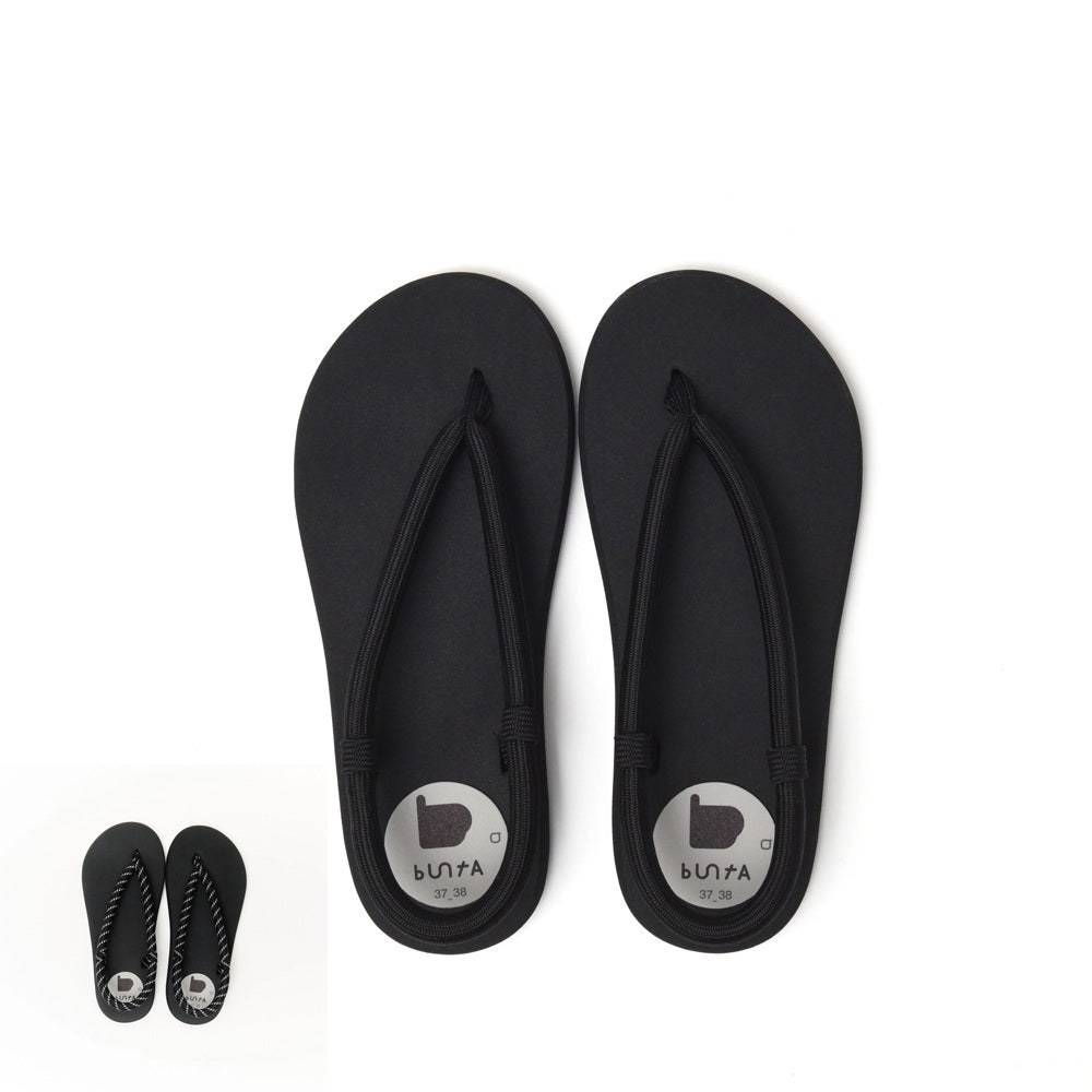 buntA - buntA ブンタ waraji sandal ワラジサンダル Onyx bun21