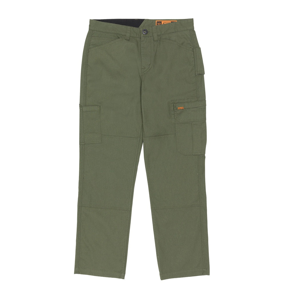 psicom ワークパンツ　カーキ　サイズL 一部サイズカラー予約販売3月中旬～下旬入荷】【THEOREM(セオレム