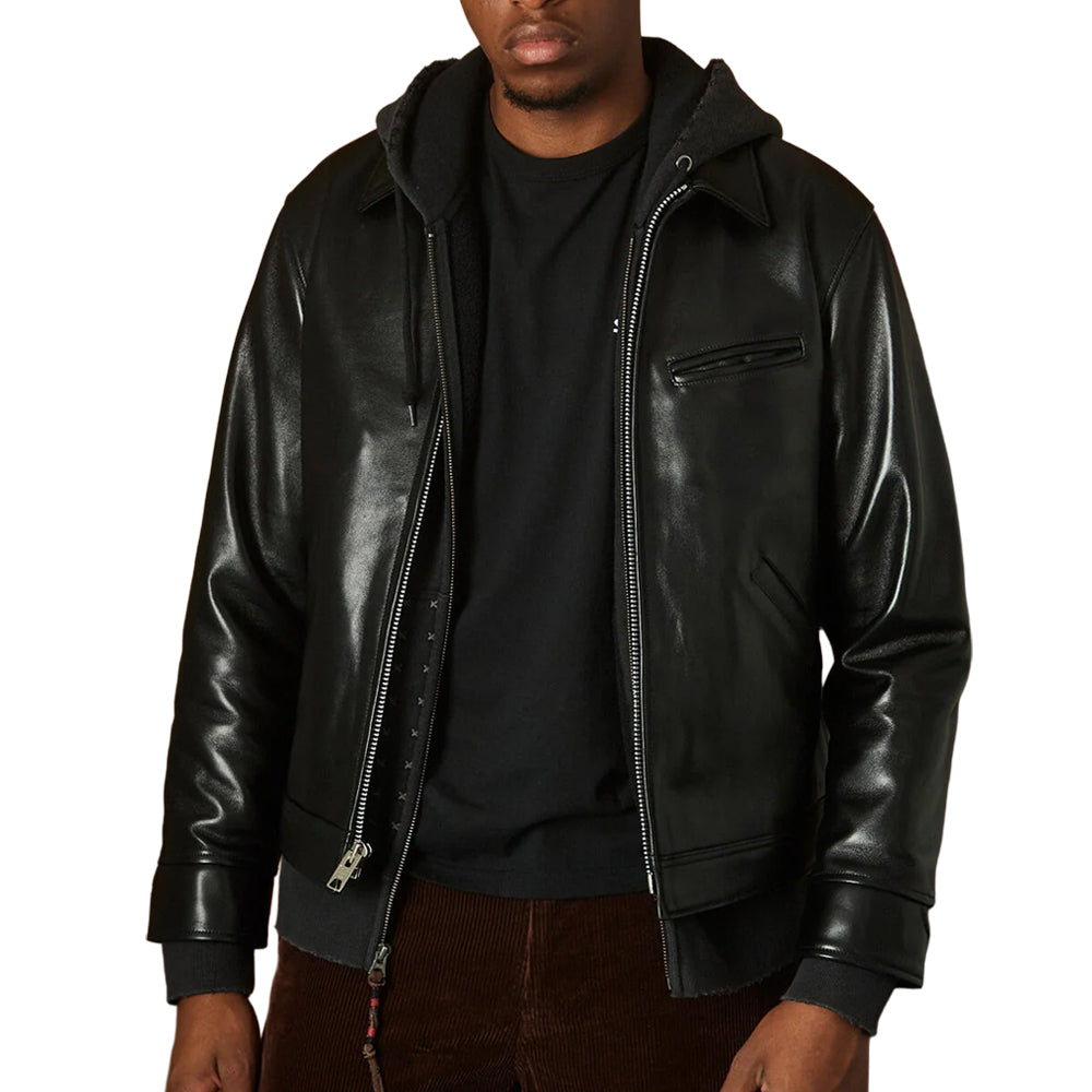 schott - LEATHER TRACKER JACKET レザートラッカージャケット 782