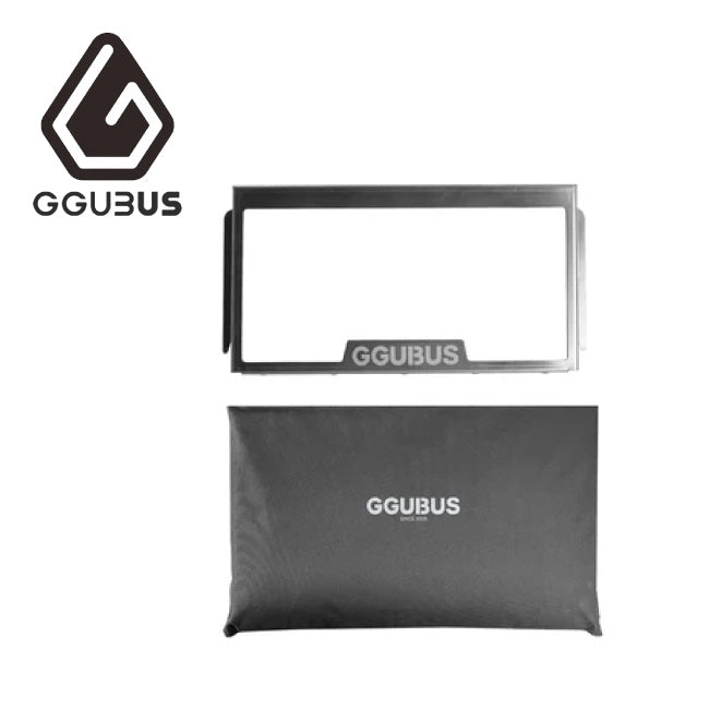 GGUBUS クバス Full Stainless Dual Stove専用ガラスパネル(XL