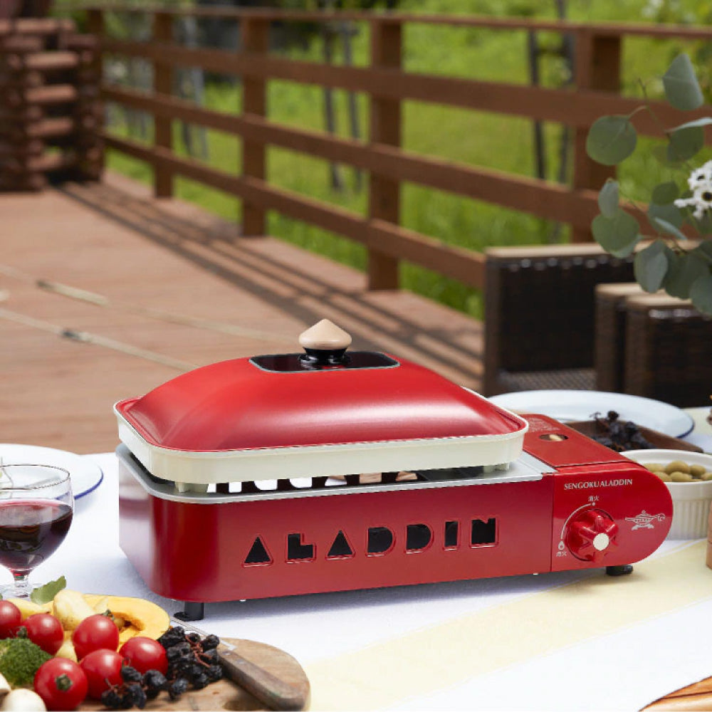 1978年製 SAHARA PAN SET 赤 ポータブルガスホットプレート プチパン レッド SAG-RS21C(R