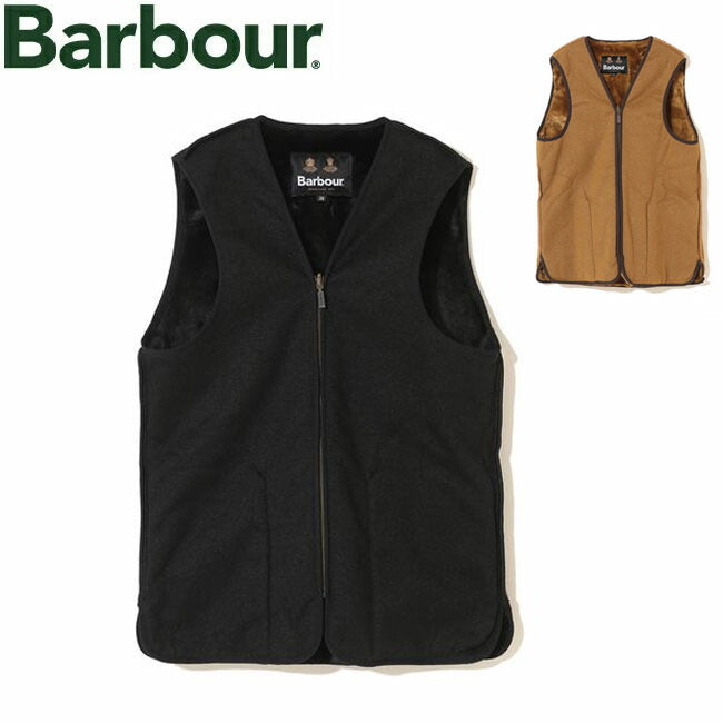Barbour ライナーベスト 34 Barbour バブアー SL FRONT ZIP FUR LINER VEST スリムフィット