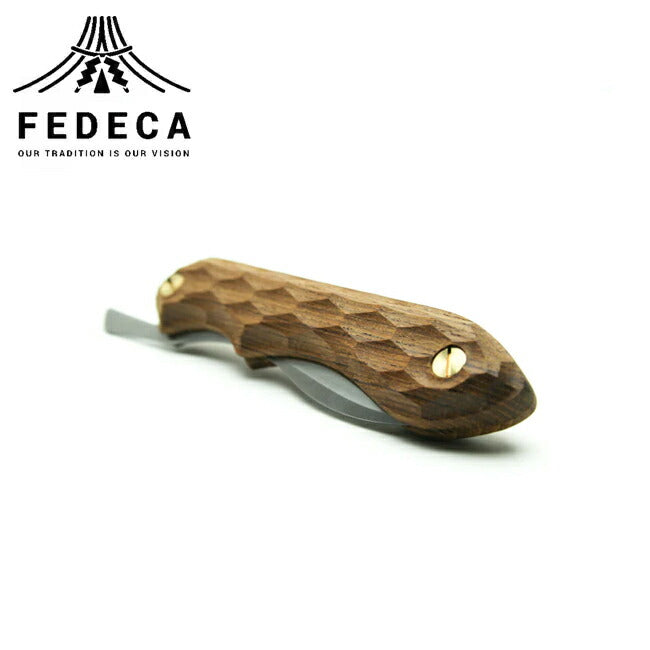 FEDECA - FEDECA フェデカ 折畳式料理ナイフ 名栗イペ 000886 