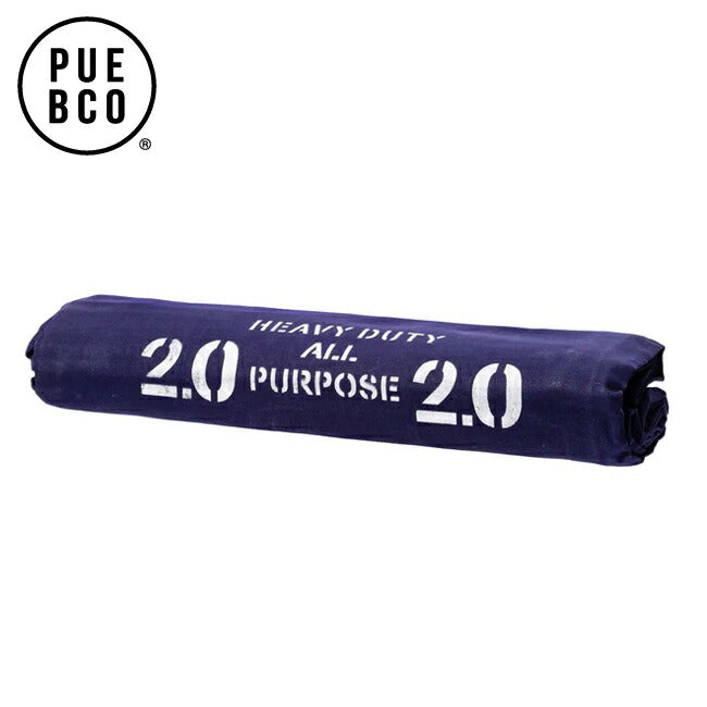 PUEBCO - PUEBCO プエブコ TENT MAT 2.0×2.0 テントマット Navy Blue