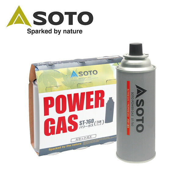 SOTO | SOTO ソト SOTOパワーガス 3本パック ST-7601 – アウトドア