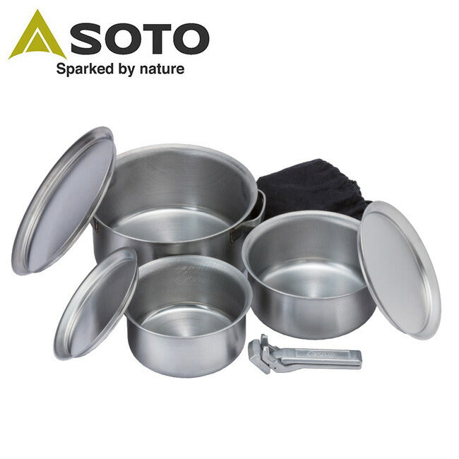 SOTO - SOTO ソト ステンレスヘビーポット GORA(ゴーラ) ST-950