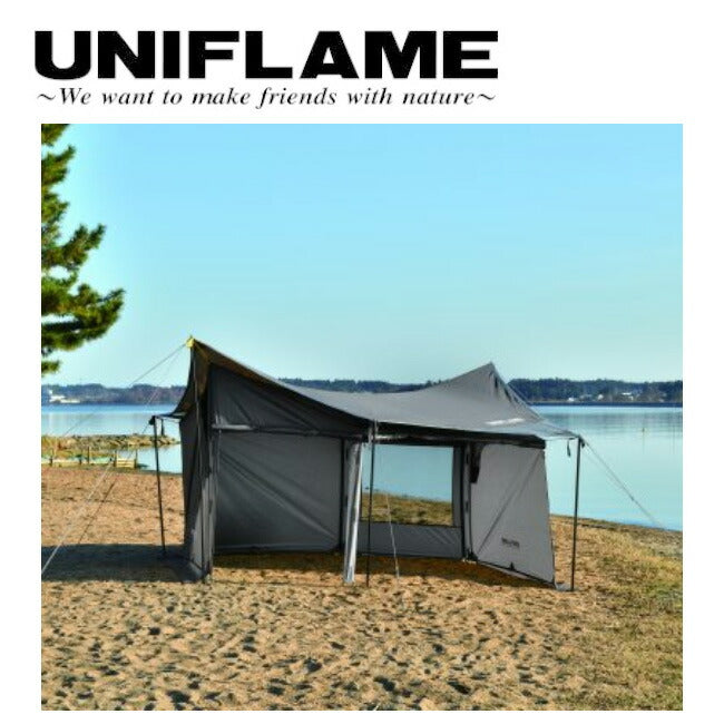 UNIFLAME REVOウォーSOLO TAN タープポールのセット 1回使用 Amazon