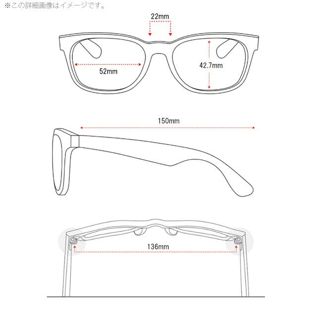 Ray-Ban レイバン ORIGINAL WAYFARER WASHED LENSES オリジナルウェイファーラーウォッシュドレンズ 0RB2140F