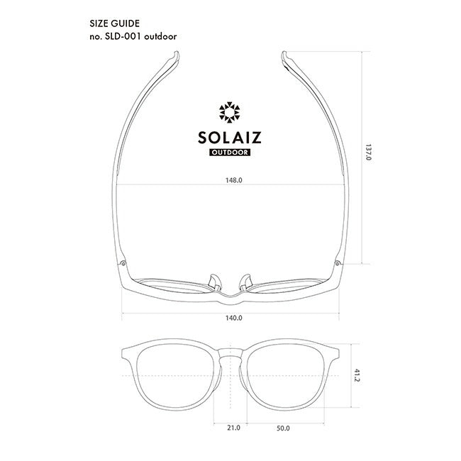 SOLAIZ ソライズ SLD-001 OUTDOOR 偏光レンズ
