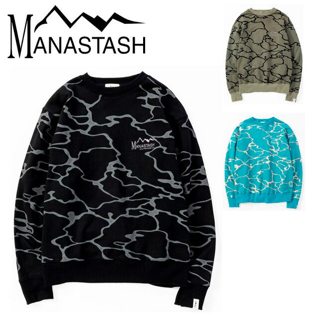 MANASTASH マナスタッシュ LITHIUM CREWNECK SWEAT リチウムクルーネックスウェット 792-3232019