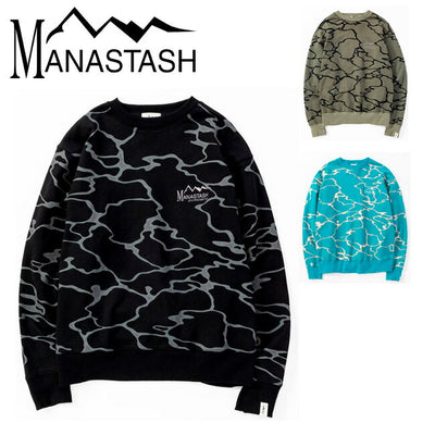 MANASTASH マナスタッシュ LITHIUM CREWNECK SWEAT リチウムクルーネックスウェット 792-3232019