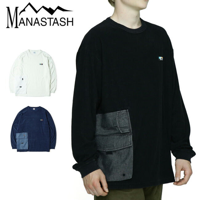 MANASTASH マナスタッシュ SNUG PILE CARGO POCKET TEE スナッグパイルポケットティー 792-3230024