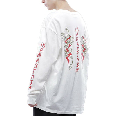 MANASTASH マナスタッシュ DRAGON L/S TEE ドラゴンロングスリーブTシャツ 792-4130012