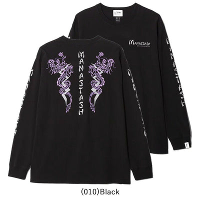 MANASTASH マナスタッシュ DRAGON L/S TEE ドラゴンロングスリーブTシャツ 792-4130012