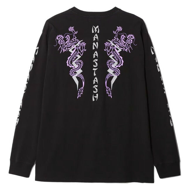 MANASTASH マナスタッシュ DRAGON L/S TEE ドラゴンロングスリーブTシャツ 792-4130012