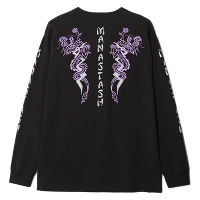 MANASTASH マナスタッシュ DRAGON L/S TEE ドラゴンロングスリーブTシャツ 792-4130012