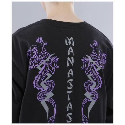 MANASTASH マナスタッシュ DRAGON L/S TEE ドラゴンロングスリーブTシャツ 792-4130012