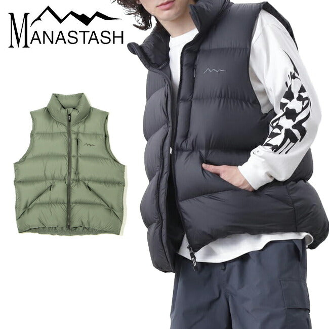 B07304 新品 MANASTASH ダウンベスト M　マナスタッシュ MANASTASH - MANASTASH マナスタッシュ M-RIP DOWN VEST マイクロ