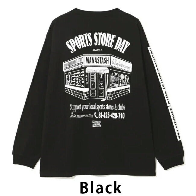 MANASTASH マナスタッシュ CiTee L/S TEE SPORTS STORE DAY シティロングスリーブティースポーツストアデイ 792-5130002