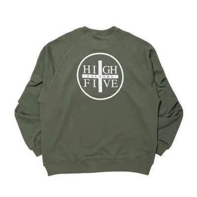 HIGH FIVE FACTORY ハイファイブファクトリー HFF Logo CN Sweat ロゴクルーネックスウェット 88000112
