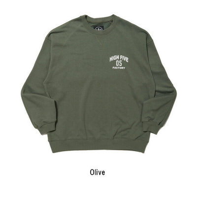 HIGH FIVE FACTORY ハイファイブファクトリー HFF Logo CN Sweat ロゴクルーネックスウェット 88000112