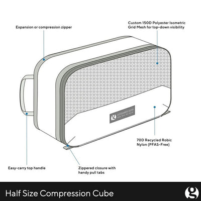 Gossamer Gear ゴッサマーギア Half Compression Cube ハーフコンプレッションキューブ GSCU0105