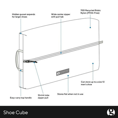 Gossamer Gear ゴッサマーギア Shoe Cube シューキューブ GSCU0107