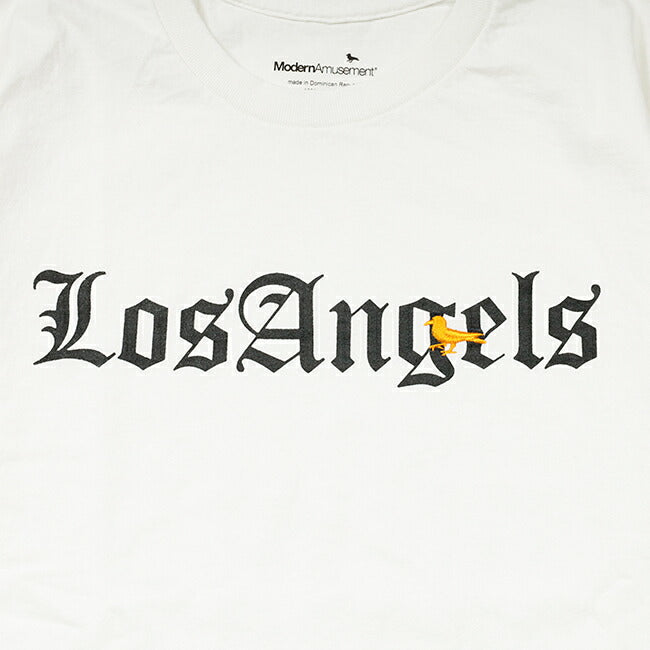 Modern Amusement モダンアミューズメント 別注 S/S L.A Logo Tee ショートスリーブL.AロゴTシャツ MA-TS0041