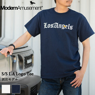 Modern Amusement モダンアミューズメント 別注 S/S L.A Logo Tee ショートスリーブL.AロゴTシャツ MA-TS0041