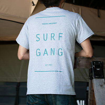 Modern Amusement モダンアミューズメント 別注 S/S Surf Gang Tee ショートスリーブサーフギャングTシャツ MA-TS0042