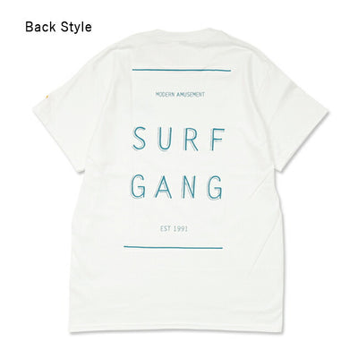 Modern Amusement モダンアミューズメント 別注 S/S Surf Gang Tee ショートスリーブサーフギャングTシャツ MA-TS0042