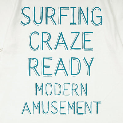 Modern Amusement モダンアミューズメント 別注 S/S Surfing Craze Tee ショートスリーブサーフィンクレイズTシャツ MA-TS0043