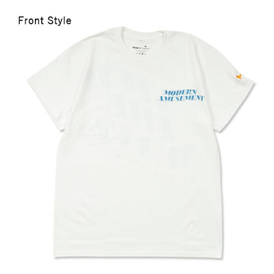 Modern Amusement モダンアミューズメント 別注 S/S Wave Logo Tee ショートスリーブウェーブロゴTシャツ MA-TS0044