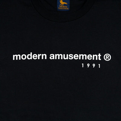 Modern Amusement モダンアミューズメント 別注 L/S Line Logo Tee (1991) ロングスリーブラインロゴティー MA-LT0019