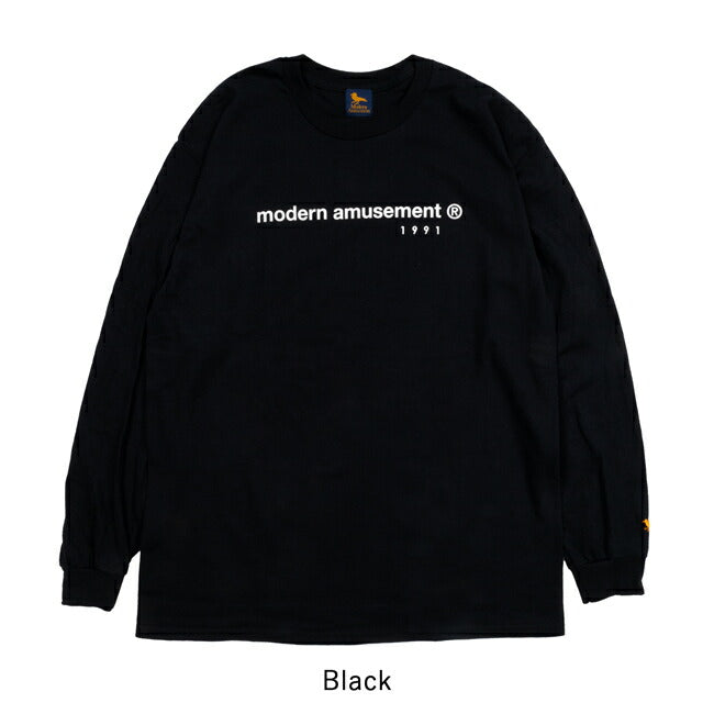 Modern Amusement モダンアミューズメント 別注 L/S Line Logo Tee (1991) ロングスリーブラインロゴティー MA-LT0019